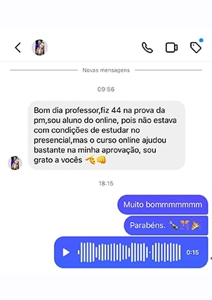 Feedback de aluno 9